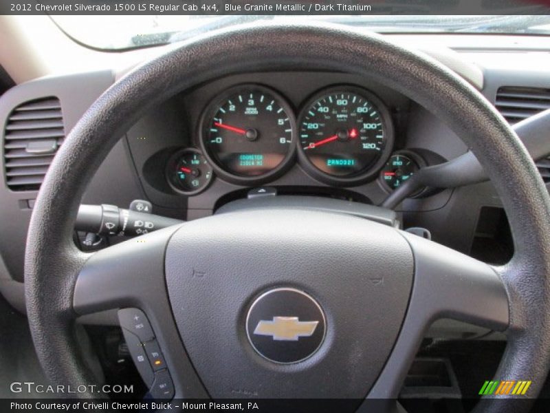 Blue Granite Metallic / Dark Titanium 2012 Chevrolet Silverado 1500 LS Regular Cab 4x4
