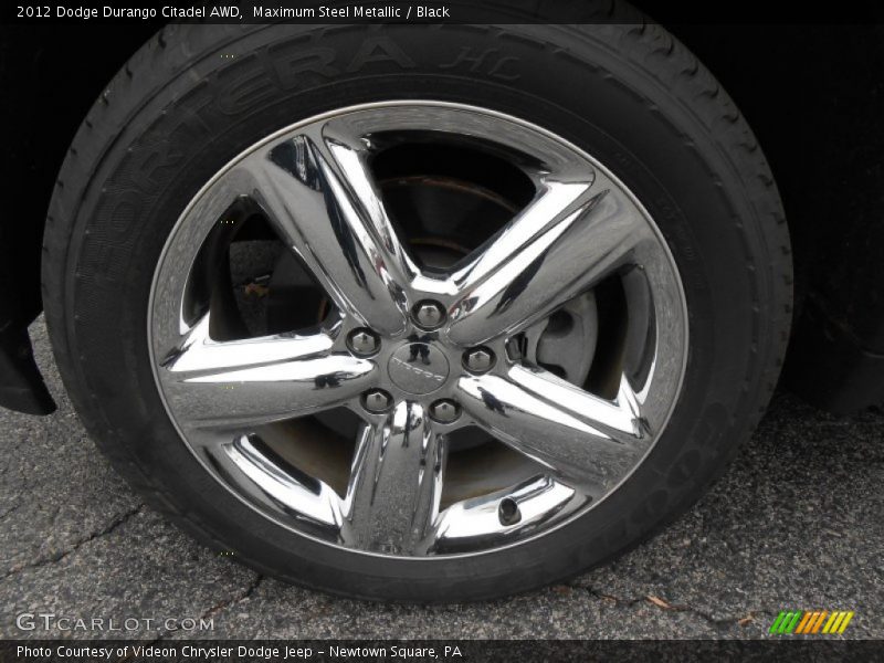Maximum Steel Metallic / Black 2012 Dodge Durango Citadel AWD