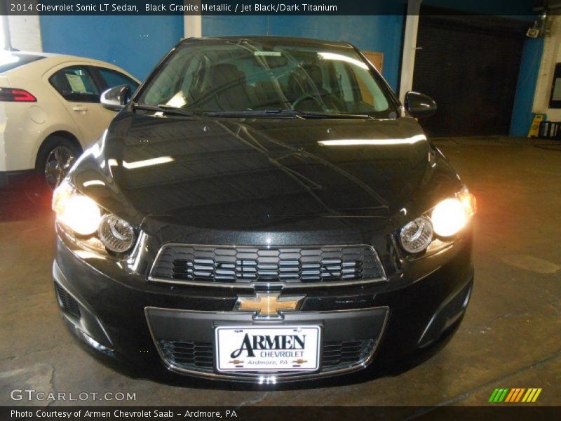 Black Granite Metallic / Jet Black/Dark Titanium 2014 Chevrolet Sonic LT Sedan