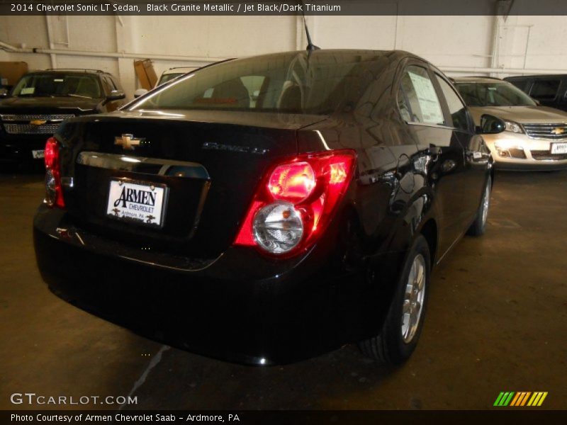 Black Granite Metallic / Jet Black/Dark Titanium 2014 Chevrolet Sonic LT Sedan