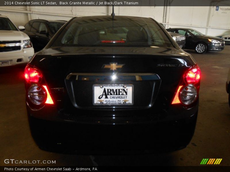 Black Granite Metallic / Jet Black/Dark Titanium 2014 Chevrolet Sonic LT Sedan