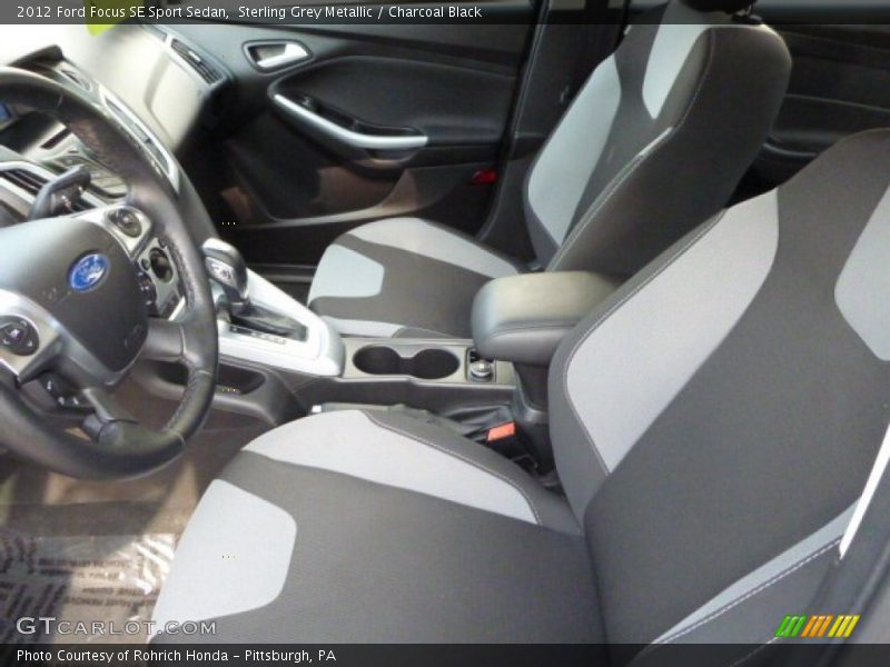 Sterling Grey Metallic / Charcoal Black 2012 Ford Focus SE Sport Sedan