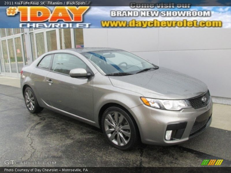 Titanium / Black Sport 2011 Kia Forte Koup SX