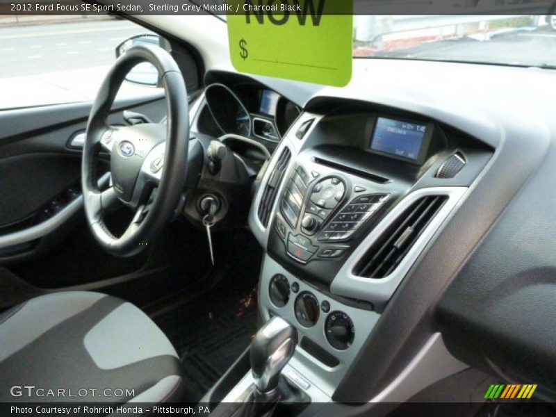 Sterling Grey Metallic / Charcoal Black 2012 Ford Focus SE Sport Sedan
