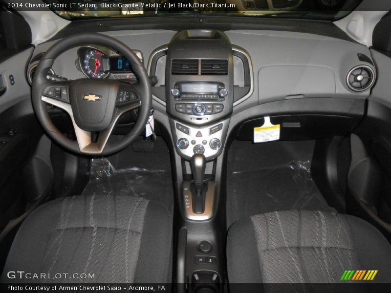 Black Granite Metallic / Jet Black/Dark Titanium 2014 Chevrolet Sonic LT Sedan