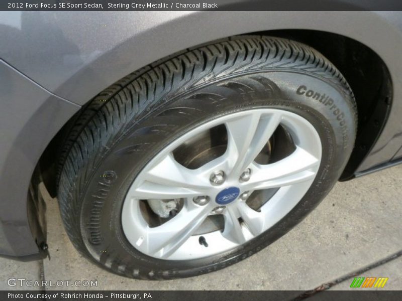 Sterling Grey Metallic / Charcoal Black 2012 Ford Focus SE Sport Sedan