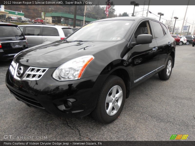 Super Black / Gray 2012 Nissan Rogue S Special Edition AWD