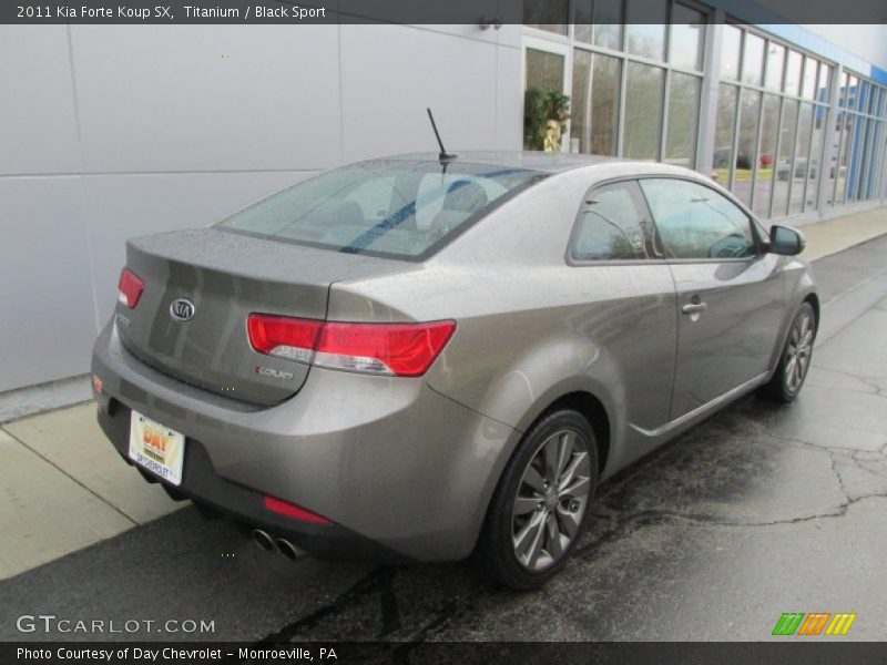 Titanium / Black Sport 2011 Kia Forte Koup SX