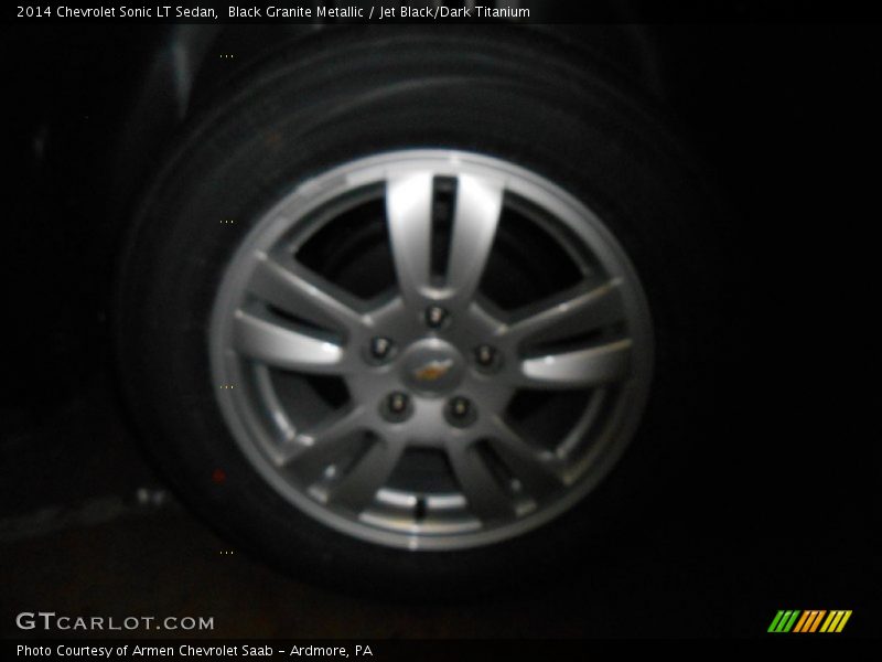 Black Granite Metallic / Jet Black/Dark Titanium 2014 Chevrolet Sonic LT Sedan