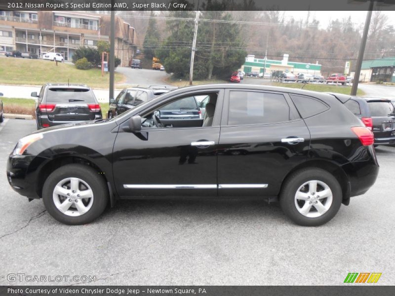 Super Black / Gray 2012 Nissan Rogue S Special Edition AWD