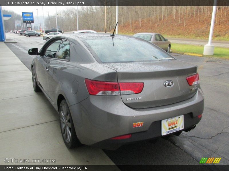 Titanium / Black Sport 2011 Kia Forte Koup SX