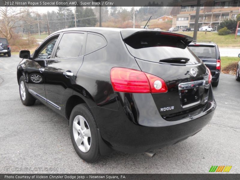 Super Black / Gray 2012 Nissan Rogue S Special Edition AWD