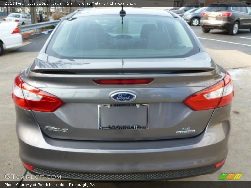 Sterling Grey Metallic / Charcoal Black 2012 Ford Focus SE Sport Sedan