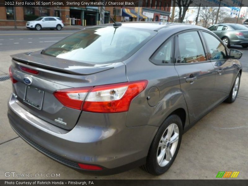 Sterling Grey Metallic / Charcoal Black 2012 Ford Focus SE Sport Sedan