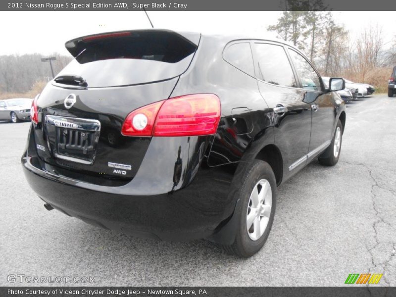 Super Black / Gray 2012 Nissan Rogue S Special Edition AWD