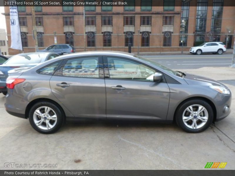 Sterling Grey Metallic / Charcoal Black 2012 Ford Focus SE Sport Sedan