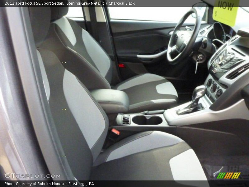 Sterling Grey Metallic / Charcoal Black 2012 Ford Focus SE Sport Sedan