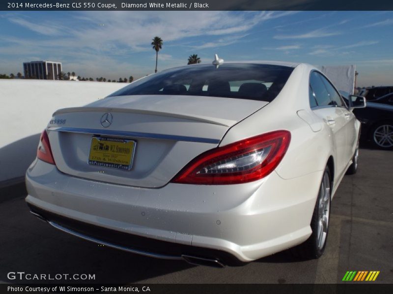 Diamond White Metallic / Black 2014 Mercedes-Benz CLS 550 Coupe