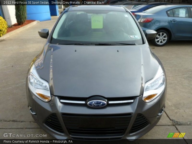 Sterling Grey Metallic / Charcoal Black 2012 Ford Focus SE Sport Sedan