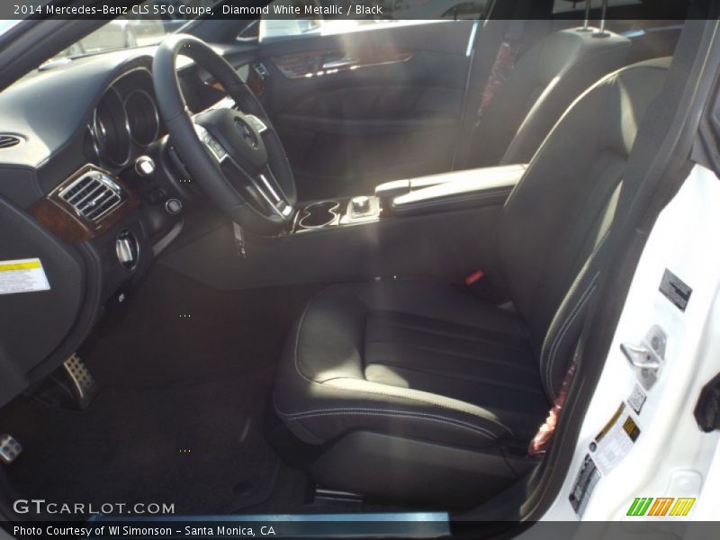 Diamond White Metallic / Black 2014 Mercedes-Benz CLS 550 Coupe