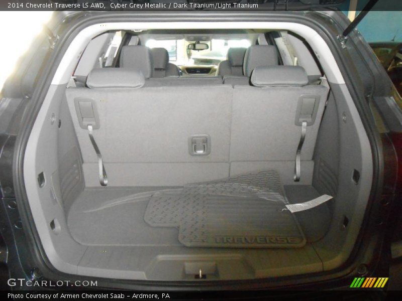 Cyber Grey Metallic / Dark Titanium/Light Titanium 2014 Chevrolet Traverse LS AWD