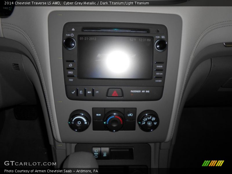 Cyber Grey Metallic / Dark Titanium/Light Titanium 2014 Chevrolet Traverse LS AWD