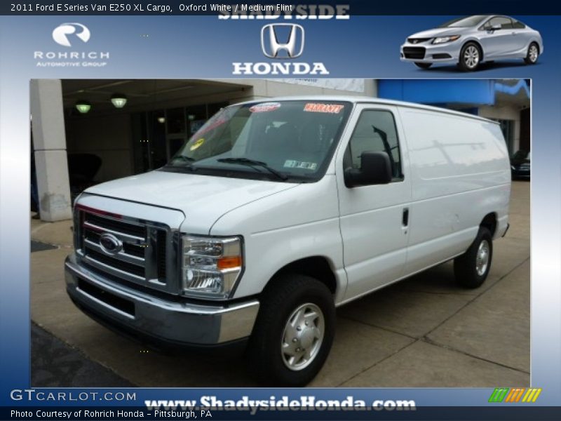 Oxford White / Medium Flint 2011 Ford E Series Van E250 XL Cargo