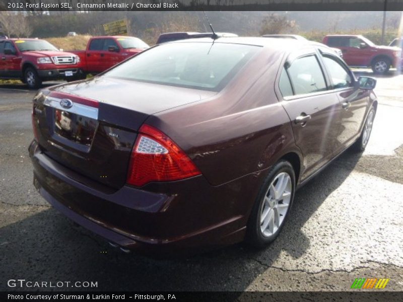 Cinnamon Metallic / Charcoal Black 2012 Ford Fusion SEL