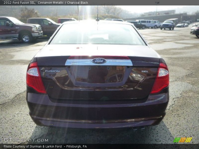 Cinnamon Metallic / Charcoal Black 2012 Ford Fusion SEL