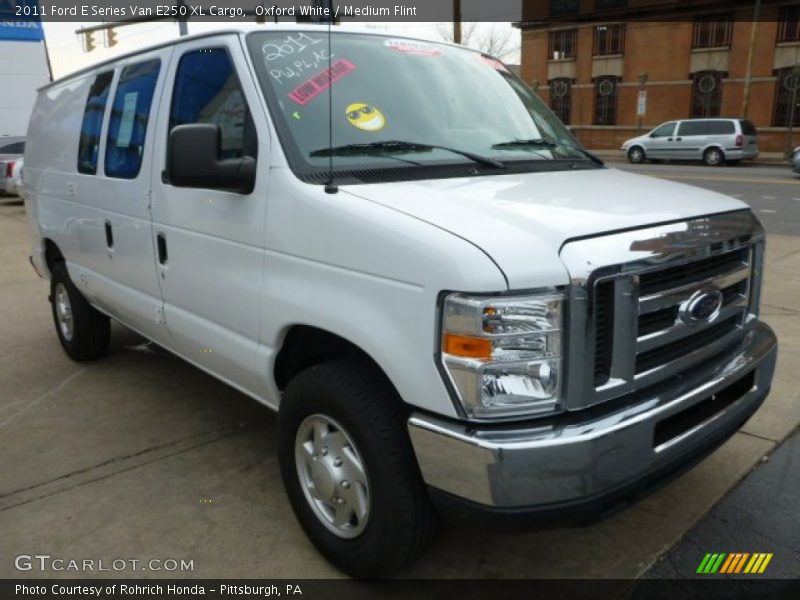 Oxford White / Medium Flint 2011 Ford E Series Van E250 XL Cargo