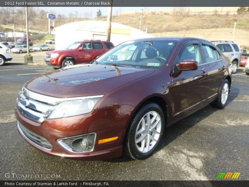 Cinnamon Metallic / Charcoal Black 2012 Ford Fusion SEL