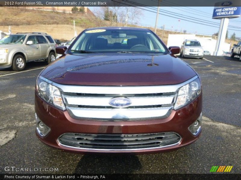 Cinnamon Metallic / Charcoal Black 2012 Ford Fusion SEL