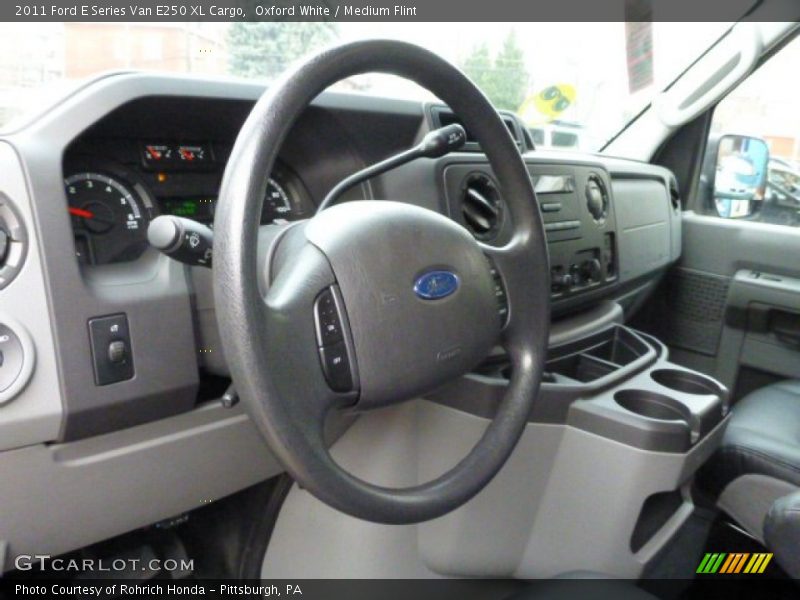 Oxford White / Medium Flint 2011 Ford E Series Van E250 XL Cargo