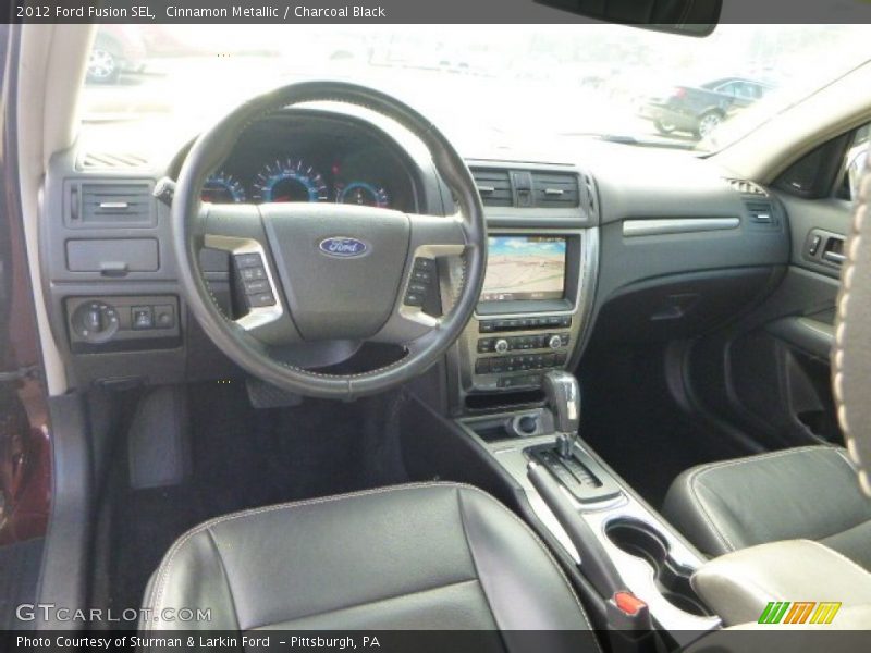 Cinnamon Metallic / Charcoal Black 2012 Ford Fusion SEL