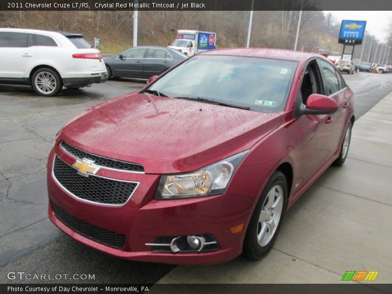 Crystal Red Metallic Tintcoat / Jet Black 2011 Chevrolet Cruze LT/RS