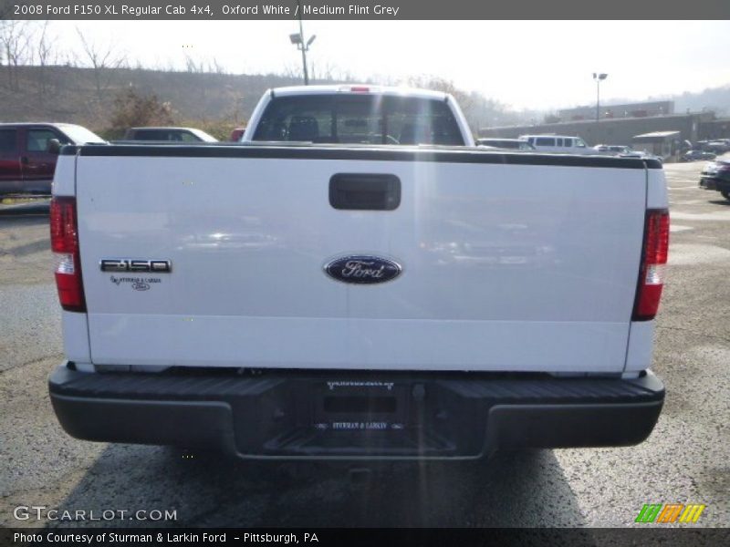 Oxford White / Medium Flint Grey 2008 Ford F150 XL Regular Cab 4x4