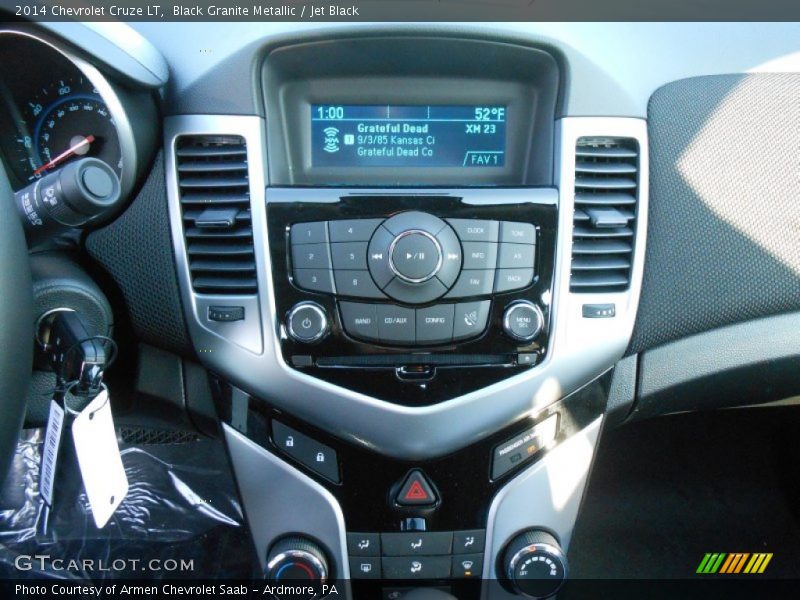 Black Granite Metallic / Jet Black 2014 Chevrolet Cruze LT