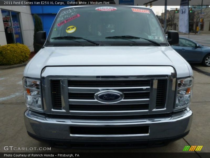 Oxford White / Medium Flint 2011 Ford E Series Van E250 XL Cargo
