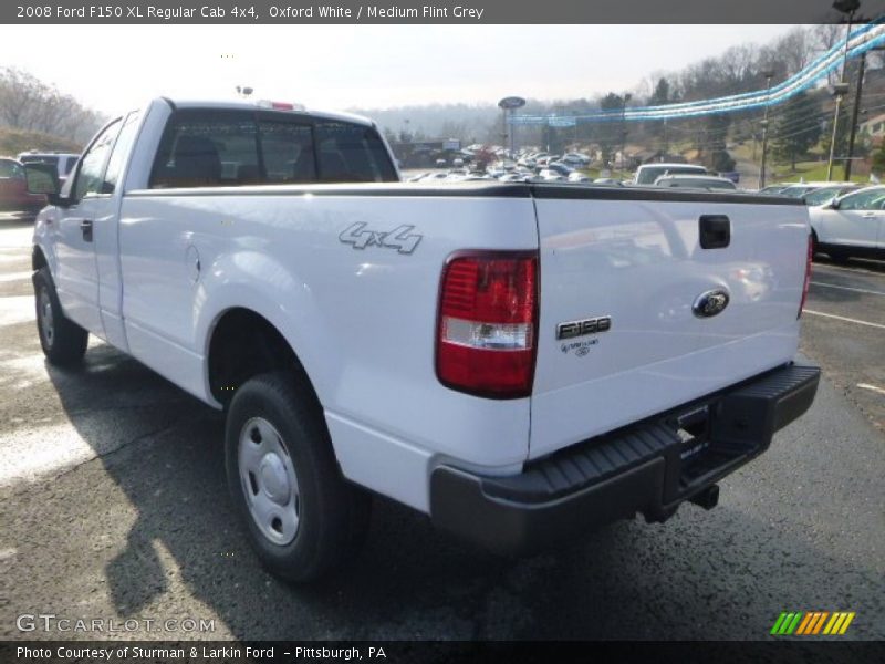 Oxford White / Medium Flint Grey 2008 Ford F150 XL Regular Cab 4x4