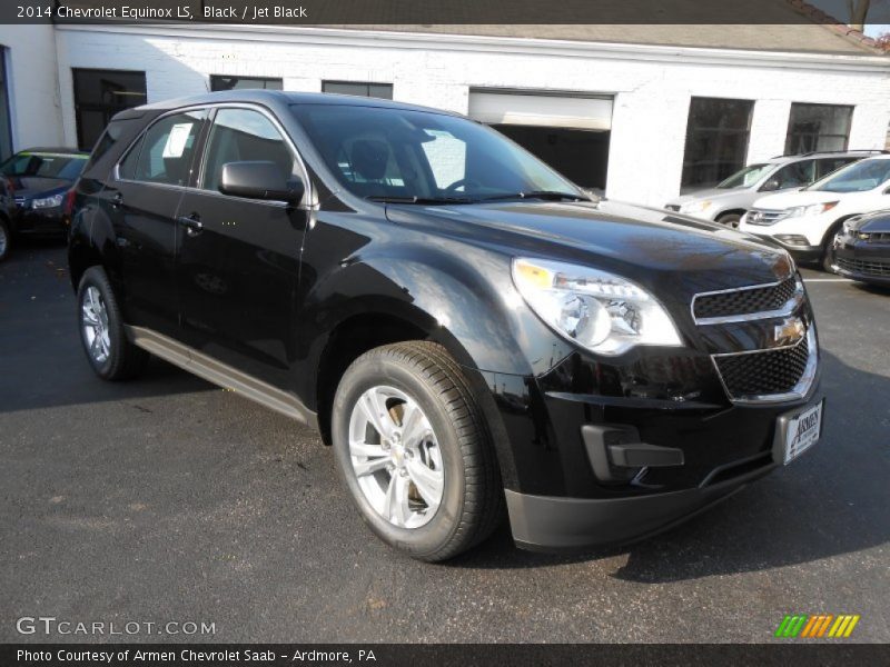 Black / Jet Black 2014 Chevrolet Equinox LS