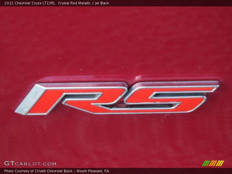 Crystal Red Metallic / Jet Black 2012 Chevrolet Cruze LTZ/RS