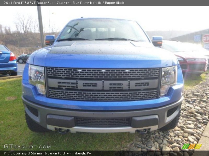 Blue Flame Metallic / Raptor Black 2011 Ford F150 SVT Raptor SuperCab 4x4