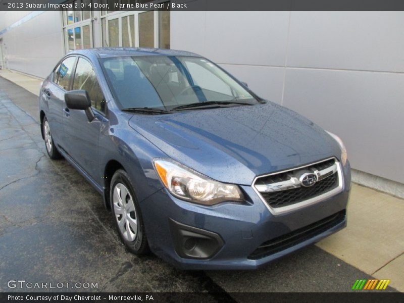 Marine Blue Pearl / Black 2013 Subaru Impreza 2.0i 4 Door