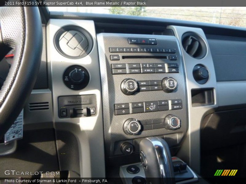 Controls of 2011 F150 SVT Raptor SuperCab 4x4