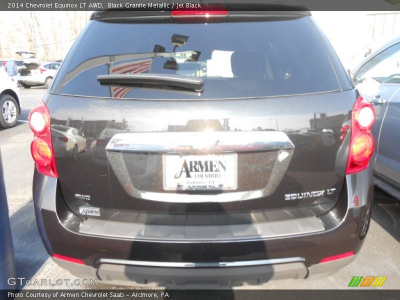 Black Granite Metallic / Jet Black 2014 Chevrolet Equinox LT AWD