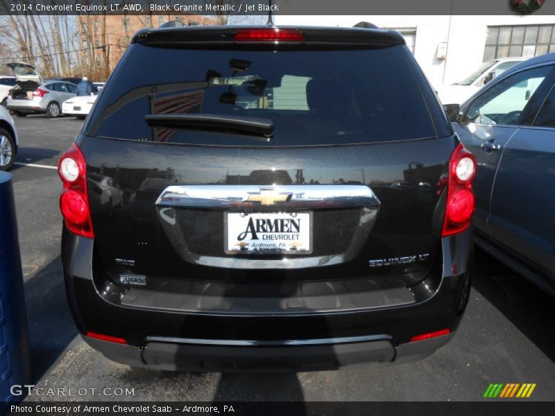 Black Granite Metallic / Jet Black 2014 Chevrolet Equinox LT AWD