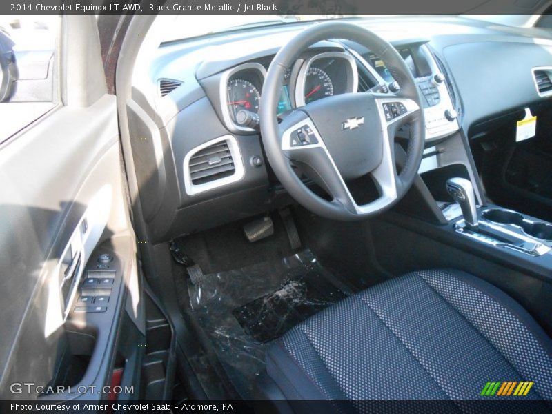 Black Granite Metallic / Jet Black 2014 Chevrolet Equinox LT AWD