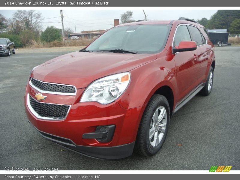 Crystal Red Tintcoat / Jet Black 2014 Chevrolet Equinox LT