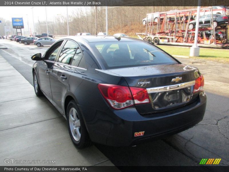 Atlantis Blue Metallic / Jet Black 2014 Chevrolet Cruze LT