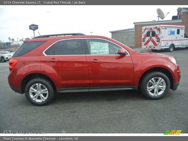 Crystal Red Tintcoat / Jet Black 2014 Chevrolet Equinox LT